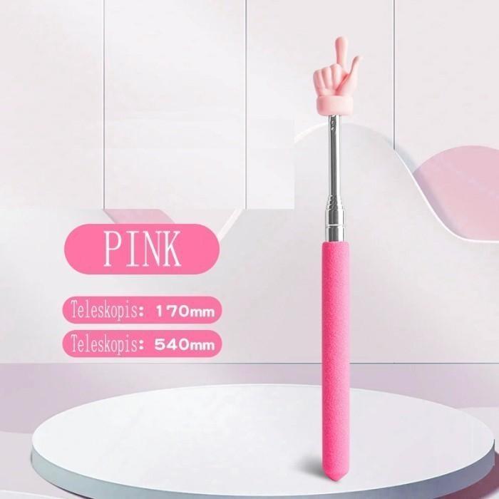 Gambar TONGKAT PENUNJUK PAPAN TULIS 55CM / TELESKOPIK POINTER UNTUK MENGAJAR - PINK dari Grocely Store Official undefined Tokopedia