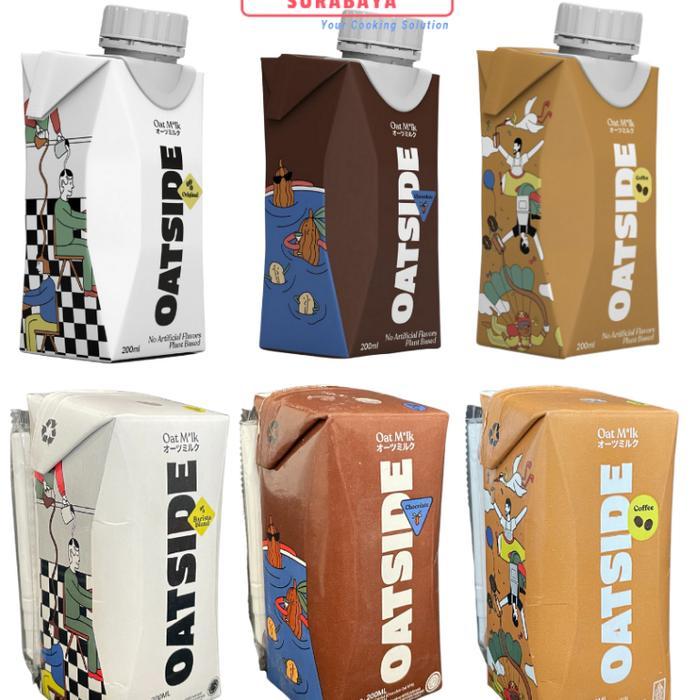 Gambar Oatside 200ml Barista Chocolate Hazelnut Blend | Oat Milk Drink Minuman Oatly - CHOCOMALT STRAW dari cjc_grosir undefined Tokopedia