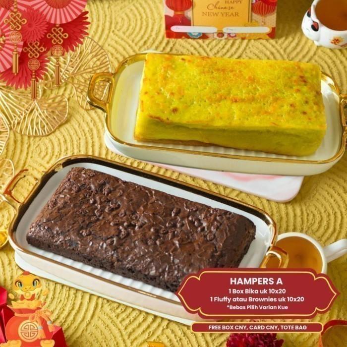 Gambar BeFond Hampers CNY I Hampers Imlek I Cake I Bika Ambon I Fluffy Cake I Brownies - PAKET A dari tetishoess undefined Tokopedia