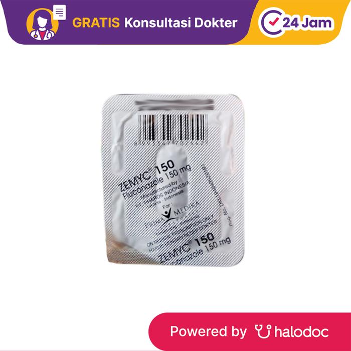 Gambar Zemyc Kapsul 150 mg - Obat Antijamur - Halodoc dari Apotek Halomedika Cicendo undefined Tokopedia
