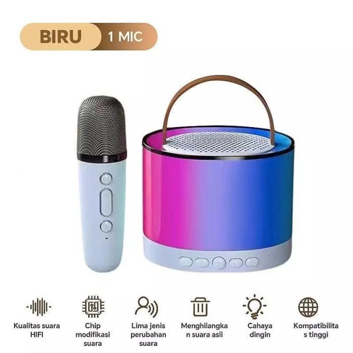Jual Smarteck Karaoke Bluetooth Speaker SK02 Mini Portable Speaker