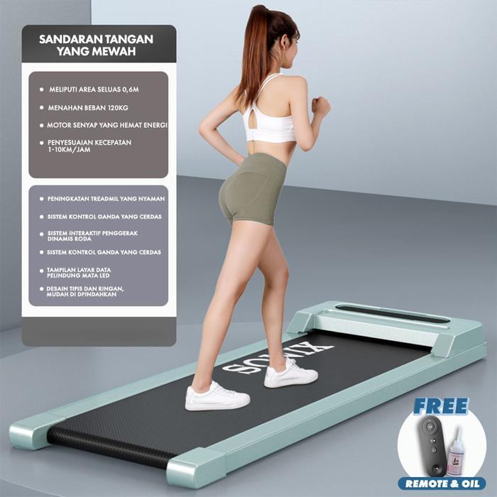 Gambar 【Ready】Sonix STR01 Running Mat Treadmill Listrik Treadmill Elektrik Treadmill Listrik Treadmill Treadmill Lipat - Hijau dari Sonix Official Shop undefined Tokopedia
