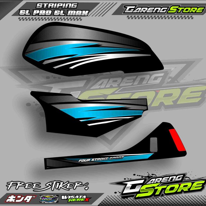 Gambar STRIPING VARIASI HONDA GL PRO GL MAX STIKER LIST MOTOR GL PRO GL MAX HEREX Motorcycle - BIRU MUDA, VYNIL PREMIUM dari SuperSticker_NEW undefined Tokopedia