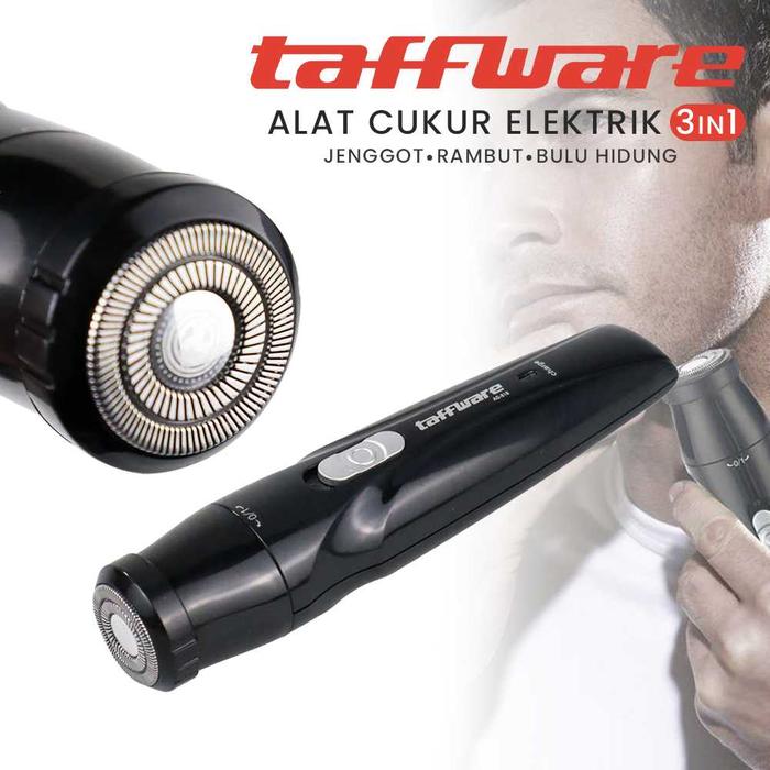 Gambar AFFSELV Alat Cukur Elektrik 3in1 Jenggot Rambut Bulu Hidung - AG-818 - Hitam dari Affselv Now undefined Tokopedia