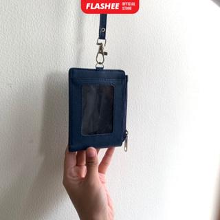 Gambar Flashee Dompet Wallet ID Card 6 Slot Lebih Hazel Name Tage Wallet Dompet Lipat Lanyard ID Card - Biru Tua dari Flashee undefined Tokopedia