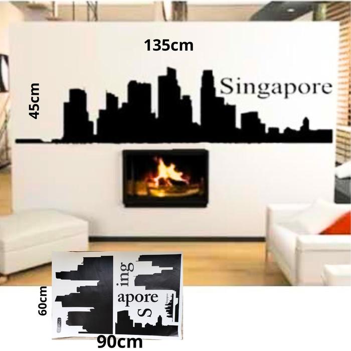 Gambar WALLSTICKER WALL STIKER STICKER HIASAN DINDING TEMBOK WALLPAPER HIASAN MOTIF GAMBAR KOTA KOTA CITY PARIS DUBAI NEW YORK DEKORASI RUMAH RUANG TAMU KELUARGA DEKOR TEMPELAN WALLSTIKER KAMAR TIDUR ANAK ANAK CEWEK PREMPUAN DECOR KERAMIK KRAMIK DAPUR - SINGAPORE dari Sakimyo Shop undefined Tokopedia