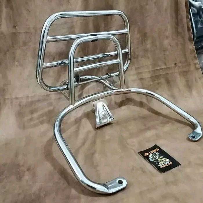 Jual Back Rack Sandaran Belakang Motor Listrik Smoot Zuzu - Hitam ...