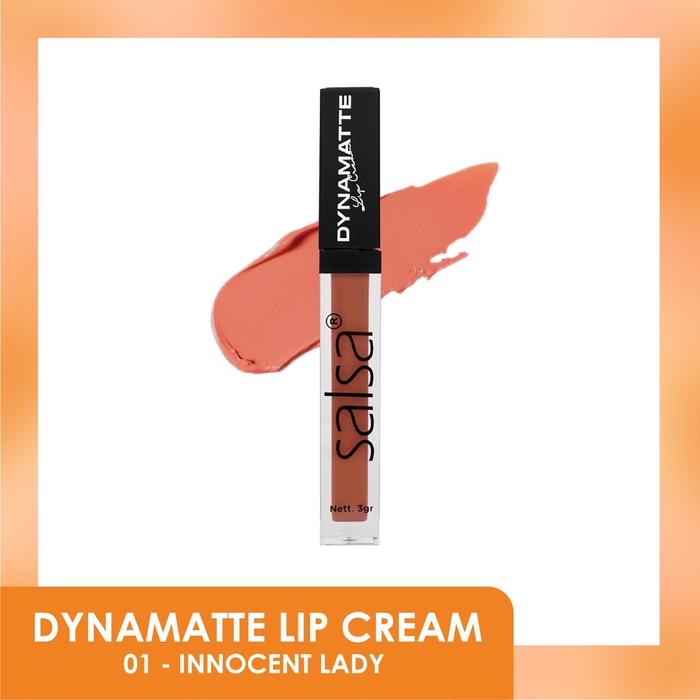 Gambar SALSA Dynamatte Lip Cream Indonesia / Lipstick Matte Long Lasting 5gr - 01 Innocent Lady dari ulalacosmetic_NEW undefined Tokopedia