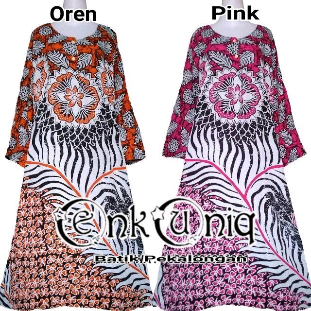 Gambar Dress Kancing Jumbo Busui Longdress Bukaan Depan Bigsize Daster Panjang Muslim Ibu Hamil Menyusui Casual A-Line Floral - Oren dari EnkUniq undefined Tokopedia