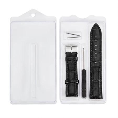 Gambar OLEVS Strap Jam Tangan Tali Kulit 20mm 14mm Watches Leather - Pria 20mm Hitam dari OLEVS.ID undefined Tokopedia