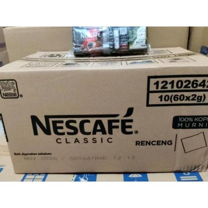 Gambar Nescafe Classic Sachet 2gr (1 Dus) 600 Sachet dari rara food 01 undefined Tokopedia