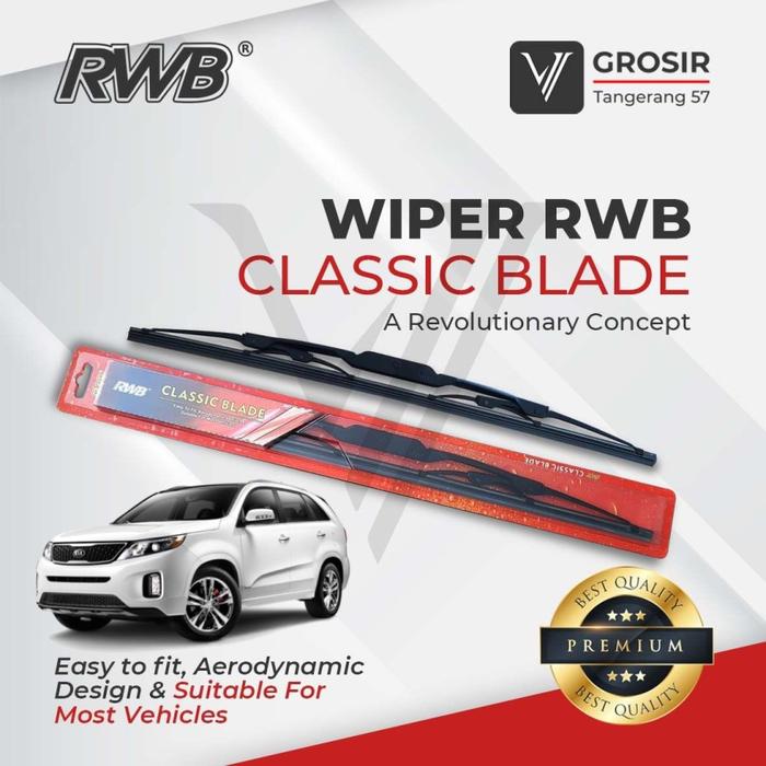 Gambar Wiper Sorento Gen2 2010-2014 Classic Blade RWB 2 Pcs - RWB Classic dari Grosir Tangerang 57 undefined Tokopedia