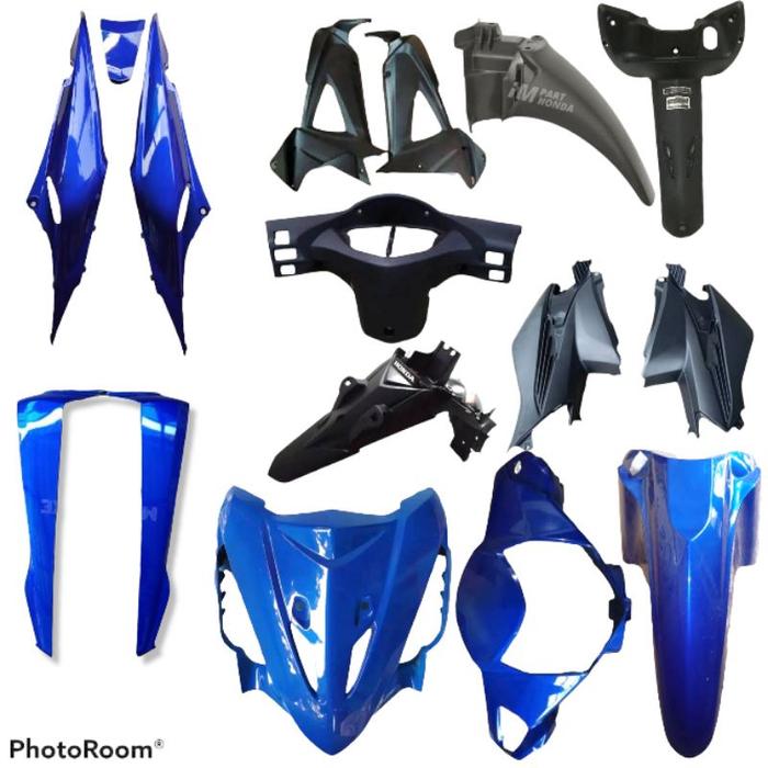 Gambar Full Body Honda Revo Lama Warna Hitam Tahun 2007 2008 - Biru, Honda Revo Lama dari TM MOTOR SPAREPART_NEW undefined Tokopedia