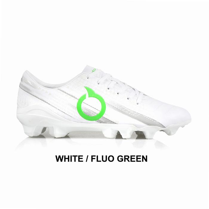 Gambar Sepatu Bola Ortus Catalyst Legion V2 FG Ortuseight Olahraga Sepakbola - White/FluoGreen dari UTAMA SPORT undefined Tokopedia