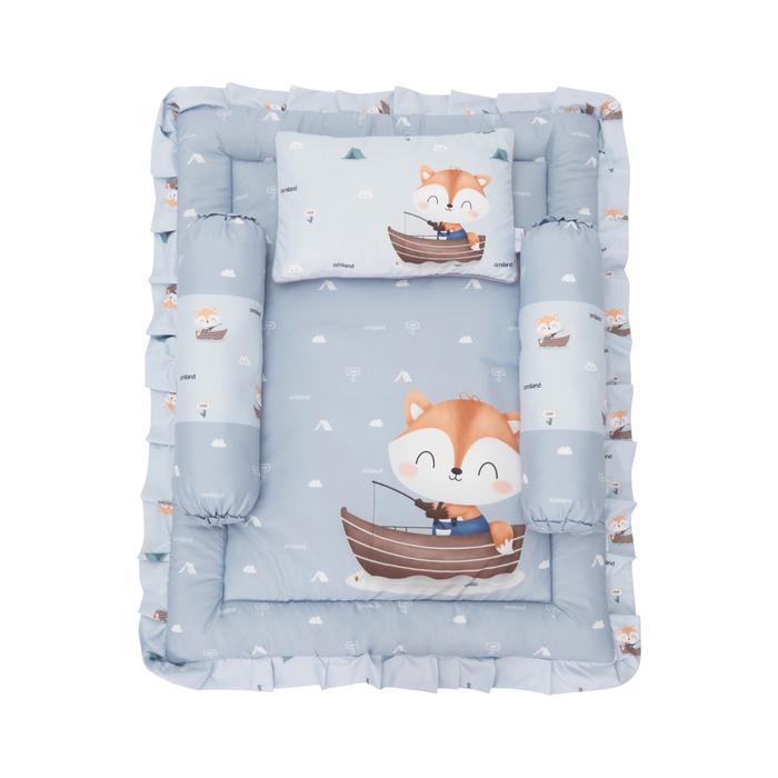Gambar Omiland Matras Set Fox Series OM01051 OM01052 - Biru dari Omiland Kota Bandung Tokopedia