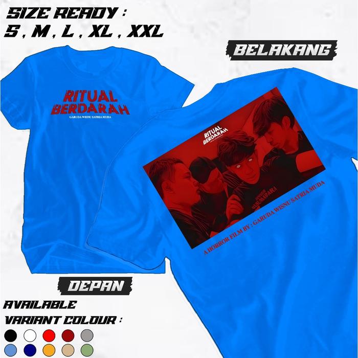 Gambar OPEN.FASHION - Kaos Sanggar Kusumawara GWSM T-shirt Ritual Berdarah Garuda Wisnu Satria Muda Premium Original - Kaos Pria Wanita - Kaos Murah - Baju Distro Terbaru - Kaos Viral - COD - Biru, XXL dari OPEN.FASHION undefined Tokopedia