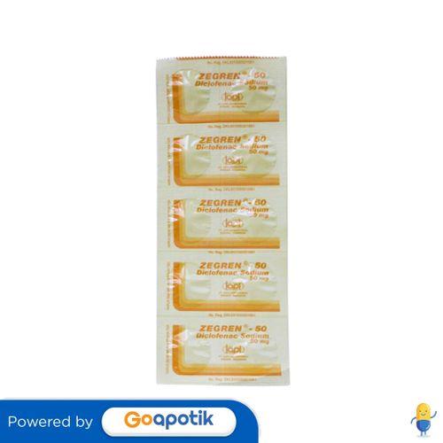 Gambar ZEGREN 50 MG STRIP 10 TABLET dari Apotek Kosambi By GoApotik undefined Tokopedia