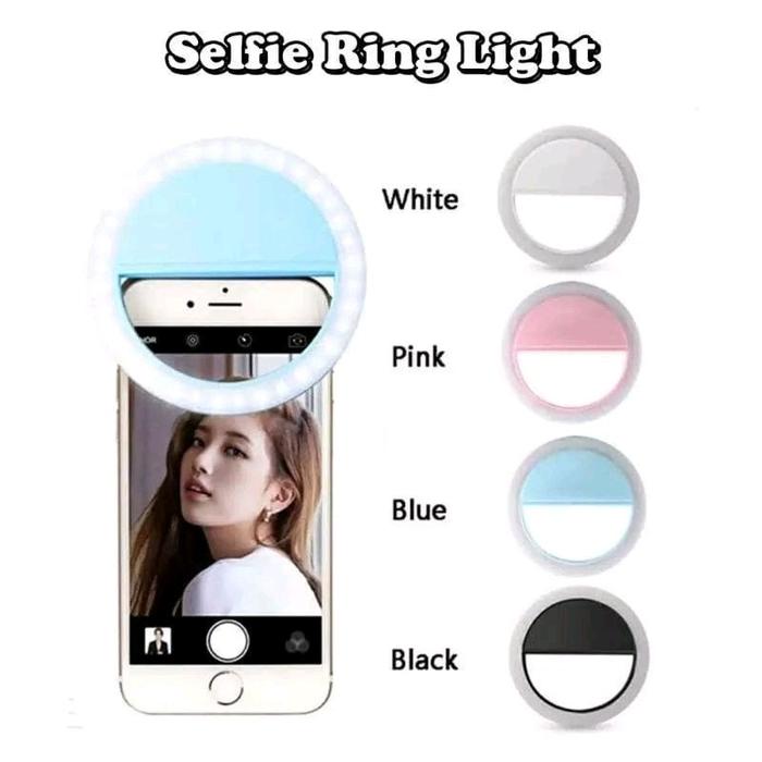 Gambar MB - Lampu LED mini video light for camera DSLR lampu lightled AY-49S smartphone video lighting lampu selfie led ring light flash kamera - ringlight selfi dari majubersama888 undefined Tokopedia