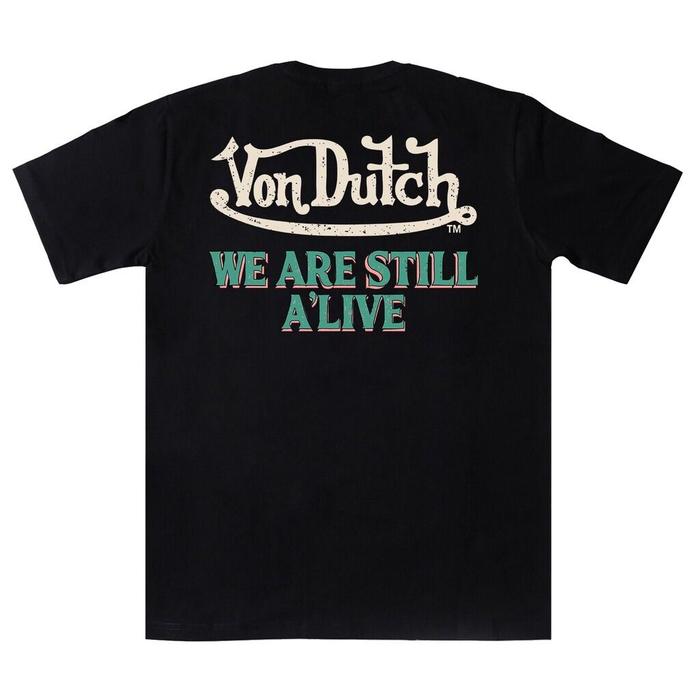 Gambar Von Dutch Tshirt 0661 Black Crew-neck fashion unisex T-shirt Menswear Top - Hitam, Int:M dari DG PINGUO undefined Tokopedia