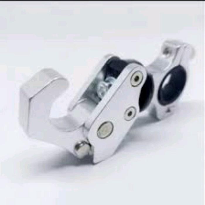 Gambar Gantungan barang Motor jepit di stang Universal PCX/Adv/Vixion/cb150r/versa - silver dari NiceVariasi undefined Tokopedia