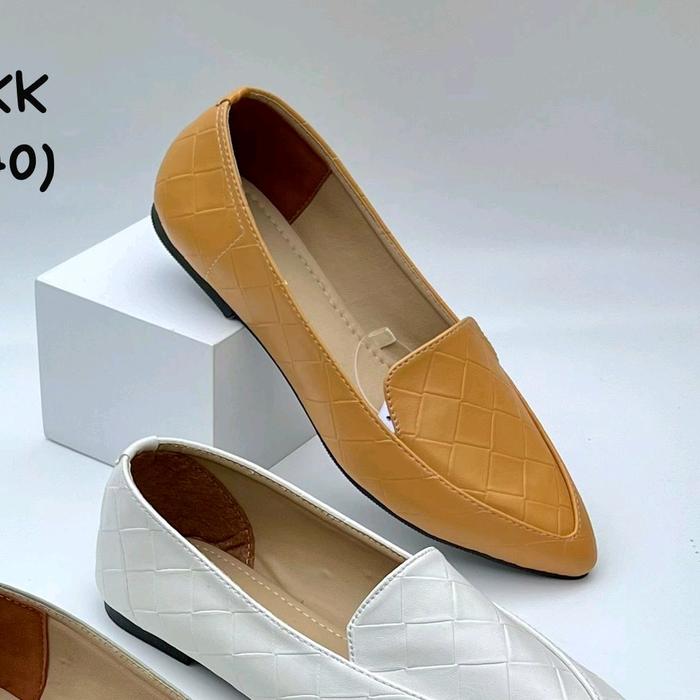 Gambar flatshoes wanita simple polos brand mall Flat Shoes fladeo - fladeo fkk kuning, 37 dari baswea undefined Tokopedia