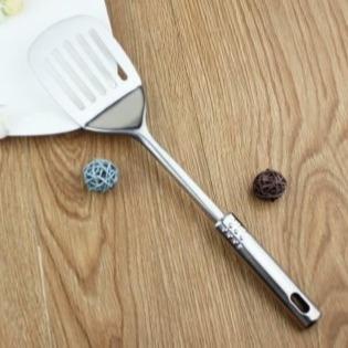 Gambar SPATULA STAINLESS SUTIL SET SODET ALAT MASAK DAPUR KITCHEN TOOLS FOOD - SPATULA LUBANG dari Paffie Shop Grosir undefined Tokopedia