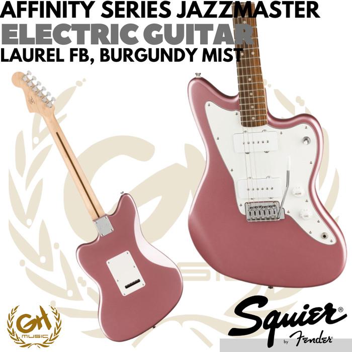 Gambar Squier Affinity Series Jazzmaster Electric Guitar | Gitar Elektrik - BURGUNDY MIST dari GH Music Store undefined 5 Tokopedia