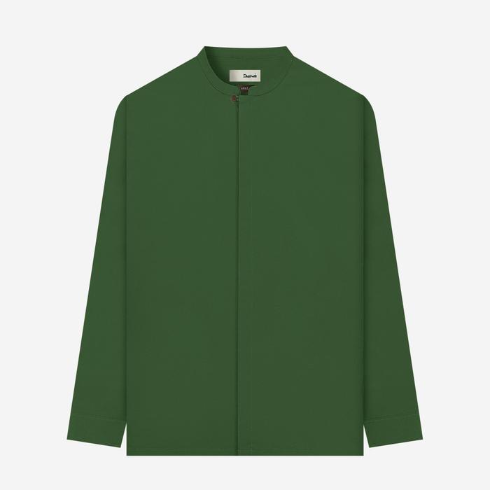 Gambar DUHA Baju Koko Lengan Panjang - Green - Majd - L dari Duha Muslim Wear Kota Tangerang Tokopedia