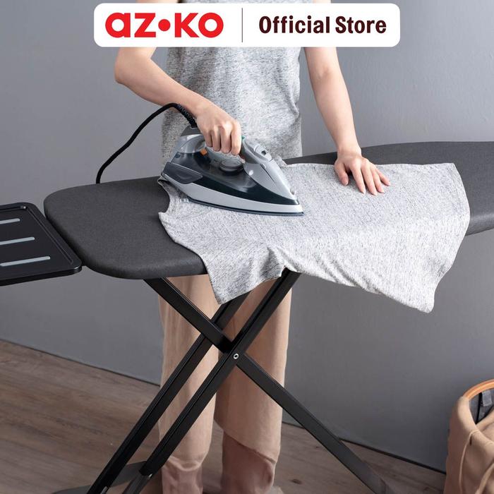 Gambar AZKO Stora 145X38X91 cm Meja Setrika Lipat Square Tube - Hitam Papan Setrikaan Alas Tempat Setrika Ironing Board Perlengkapan Rumah dari AZKO ID undefined Tokopedia