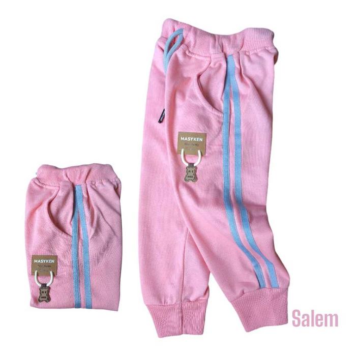 Gambar Masyken Celana Anak Perempuan Jogger Training Usia 1- 12 Tahun - Salem, S dari masyken undefined Tokopedia