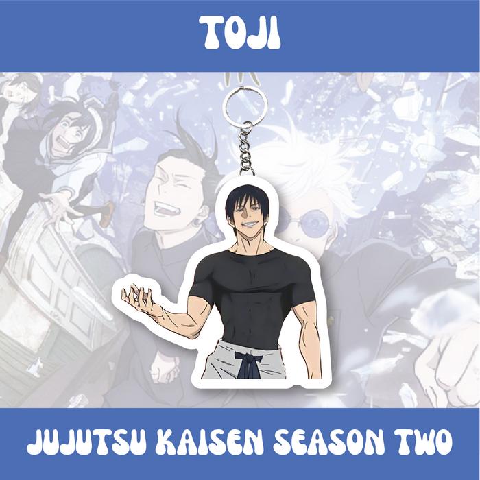 Gambar GANTUNGAN KUNCI JUJUTSU KAISEN SEASON 2 | GOJO | TOJI | GETO | SHOKO | AKRILIK 3MM Besi Chains - TOJI dari Pricosh undefined 5 Tokopedia