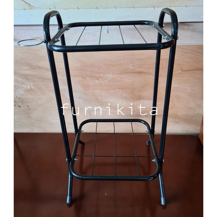 Gambar RAK DISPENSER RAK GALON BESI KUAT [METALINDO] - hitam dari Furnikita undefined Tokopedia