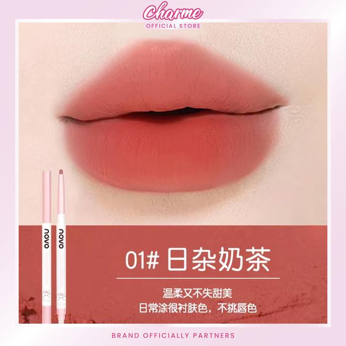 Gambar (READY & ORI) NOVO Lip Liner Lip Pencil Pensil Bibir 6112 01 - 01 dari Charme store_NEW undefined Tokopedia