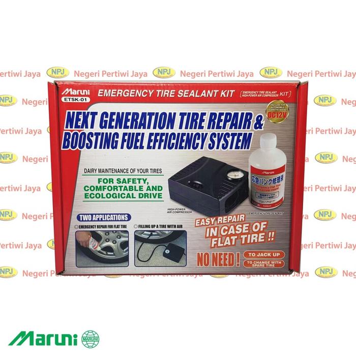 Gambar Maruni Emergency Tire Sealant Kit ETSK-01 - Cairan Anti Bocor - ESTK-01 dari negeripertiwijaya undefined Tokopedia
