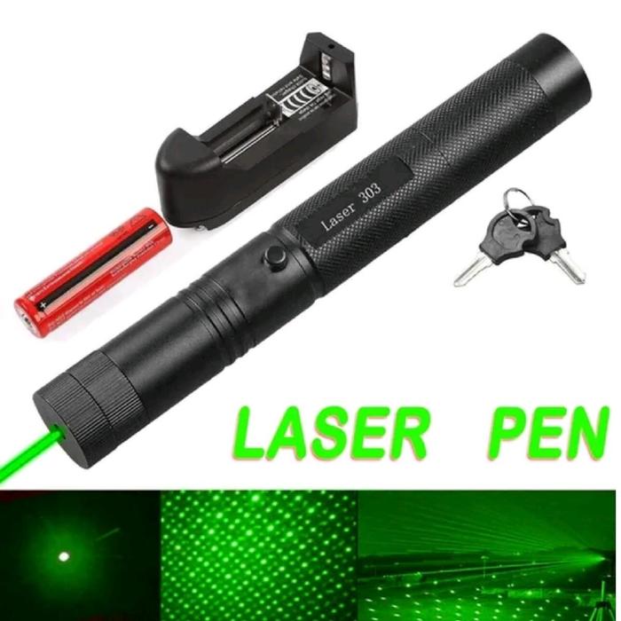 Gambar PROMO!! ASLI - Green Laser Pointer 303 / Laser Hijau Variasi / Senter Laser Jarak Jauh - -, - dari GUMAY STORE26 undefined Tokopedia