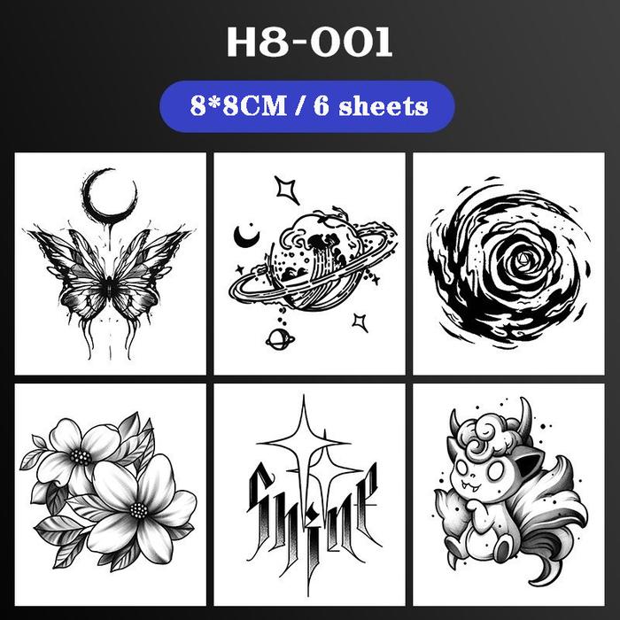 Gambar FRUIT INK Tato Temporer Seri Belakang Tangan Semi Permanent 8x8cm Waterproof - 001 dari Tato Semi Permanen undefined Tokopedia