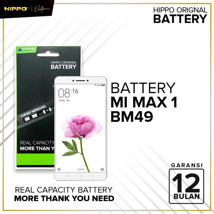 Gambar Hippo BM49 Baterai Compatible With Xiaom1 Mi Max 1 4800mAh Batt Batre Batere Batrai Battery Baterai + Lem Adhesive - Hitam, Standar dari Hippo Indonesia Kota Administrasi Jakarta Pusat Tokopedia