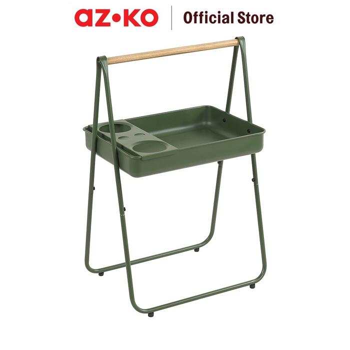 Gambar Azko Soleil Atom Meja Teras Portabel Dengan Handle Meja Luar Ruangan Garden Table Balcony Desk Meja Balkon - Hijau dari AZKO ID undefined Tokopedia