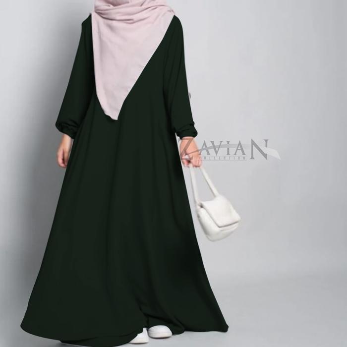 Gambar Zavian Collection Dress wanita Kekinian wool peach premium paling di cari / Basic Abaya Polos Wanita Lengan Karet Terbaru Muslim Gamis Dewasa Syari Mewah Remaja Lebaran Wolpis Premium Pesta kondangan Crinkle Airflow - ARMY, S dari zaviancollection undefined Tokopedia