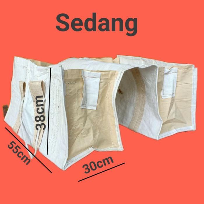 Gambar PROMO TAS RENGKEK KARUNG DAN TAS OBROK KARUNG - putih dari ZYN PROJECT undefined Tokopedia