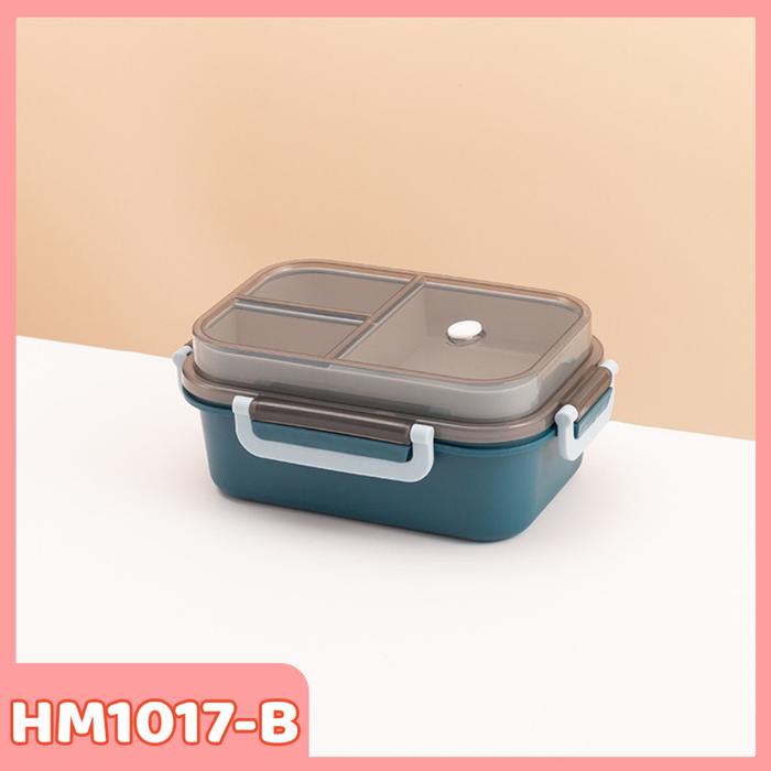 Gambar Set Kotak Makan dan Tas Bekal Sekolah Kerja - Lunch Box Set Tas Bekal Botol Minum Bekal Makan Siang Anti Tumpah Anak Sekolah Laki-laki Perempuan tempat  bekal Garpu Plastik Sendok Kitchenware - Lunch Box Aja BIRU dari Aimilo Semarang undefined Tokopedia