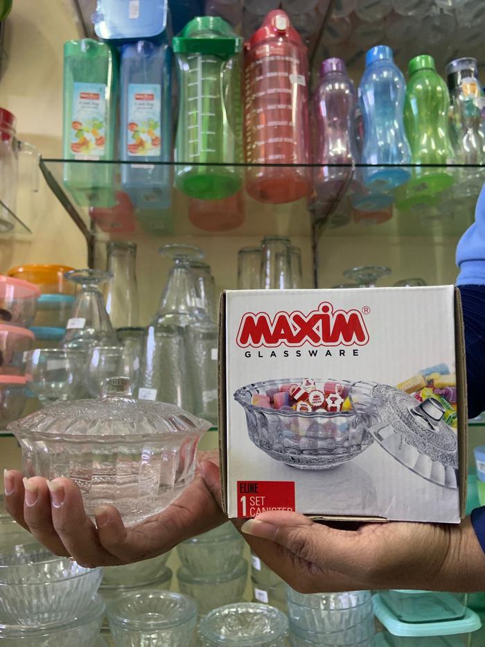 Gambar Kado Pernikahan Tempat Permen Maxim Glassware 1 Set dari Lions Store Sidoarjo undefined Tokopedia