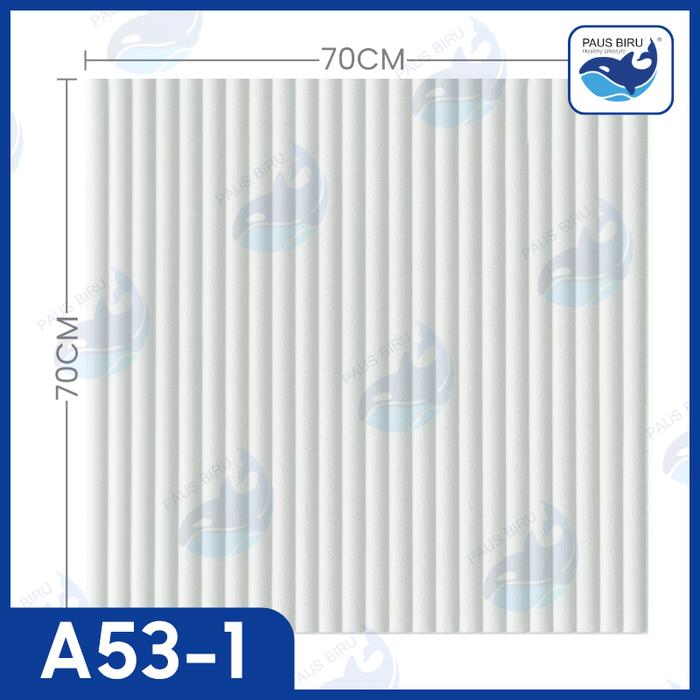 Gambar Paus Biru - Wallpaper Sticker Dinding Foam Motif 3D Dekorasi Kamar / Plafon 70x70CM A53 - A53-1 PUTIH dari Paus Biru Indonesia undefined Tokopedia