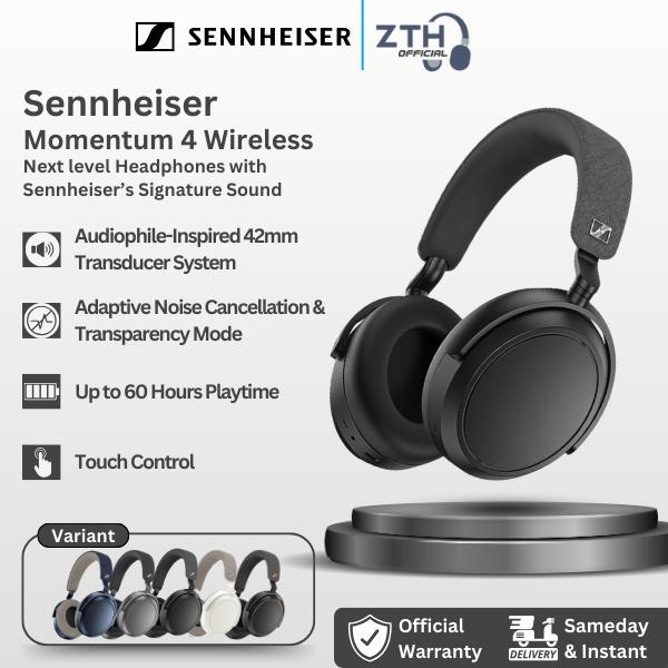 Gambar Sennheiser Momentum 4 Headphone Hybrid ANC Noise Cancelling Wireless - Black dari ZTH Official undefined Tokopedia