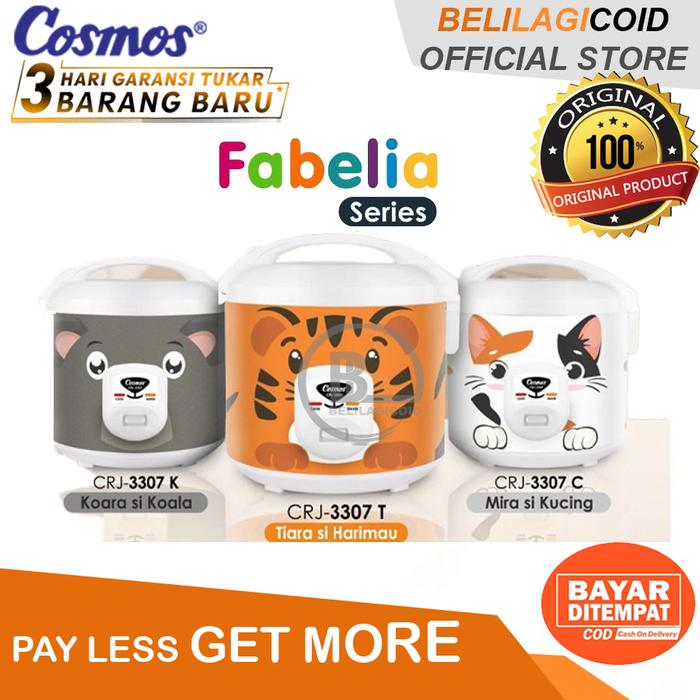 Gambar [COD] Cosmos Magic Com CRJ 3307 Fabelia Series - 1.8 Liter Cooker Listrik Penanak - Koala dari BELILAGICOID INDONESIA undefined Tokopedia