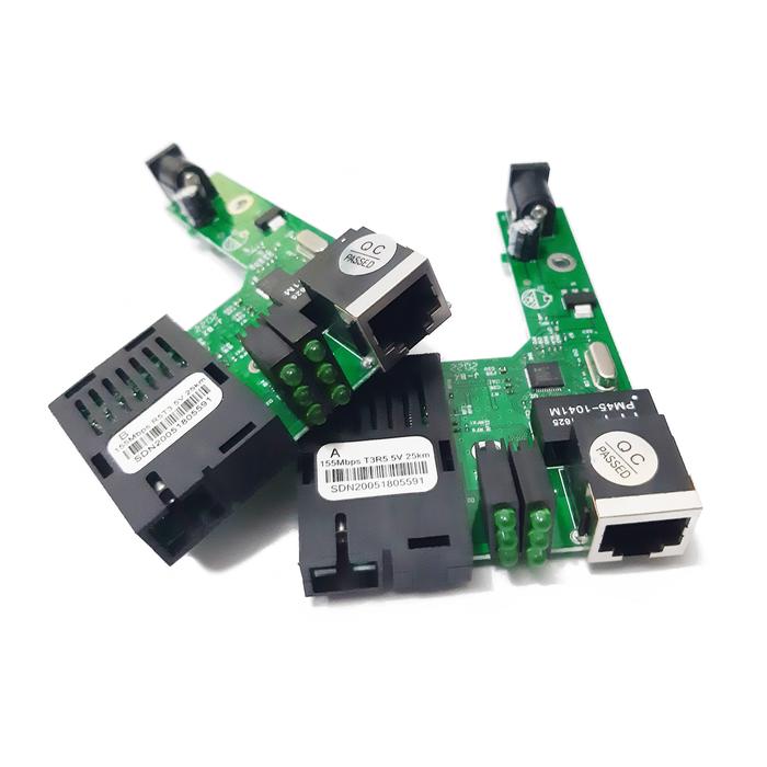 Gambar PCB Board NetLINK HTB-3100 A/B Fiber Optic Optical Media Converter - Hitam dari becky-aiti undefined Tokopedia