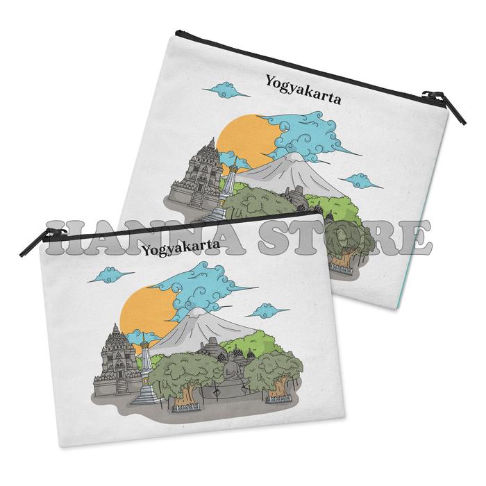 Gambar Pouch Tas Dompet Souvenir Merchandise Jogja Yogyakarta Malioboro - 1 dari hannastore28_NEW undefined 4 Tokopedia