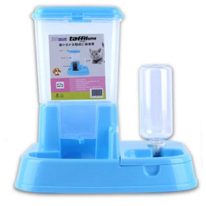 Gambar TEMPAT MAKAN ANJING KUCING AUTOMATIC PET FOOD DISPENSER - Tempat Makan Hewan Automatic Dispenser dari HouseHerbal undefined Tokopedia