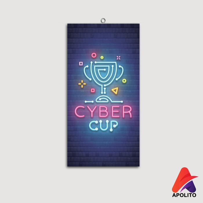 Gambar HIASAN DINDING QUOTES BIRU NEON STYLE GAMING (15X30) AESTHETIC KAMAR DEKORASI RUMAH WALL DECOR AESTHETIC DECOR KAMAR BLUE NEON - O171 A dari Apolito Kota Malang Tokopedia