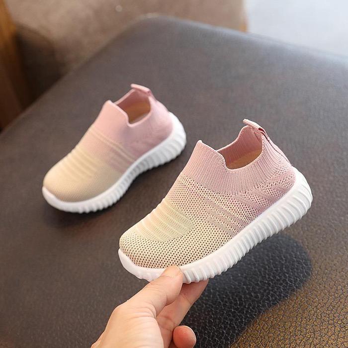 Gambar Sepatu Anak Rajut SP32 Lyme/Sepatu Rajut Anak/Sepatu Bayi SlipOn Rajut/Sepatu Anak Flat/Sneakers Anak Rajut - PINK, 24 dari Fortuna baby Shop undefined Tokopedia